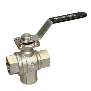 3T-3101/3L-3201 Series – 3-Way Brass Ball Valves